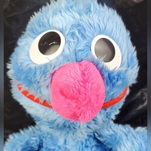 Hasbro Softies Vintage Sesame Street Grover Stuffed Plush Toy - GUC